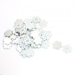 1W/3W High Power LED Star Shaped Aluminum Base PCB Plate Board DIY 2cm 50pcs