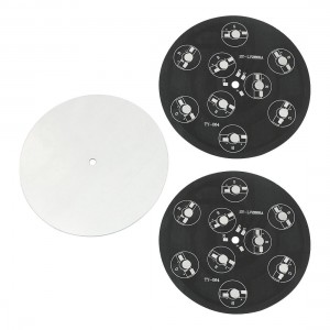 3 PCS 112mm Diameter Aluminum PCB Circuit Board DIY for 9 x 1W/3W/5W RGB LEDs