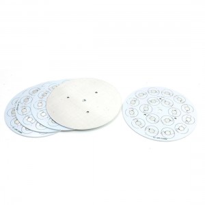 5 x  120mm Circle Aluminum PCB Circuit Board for 18 x 1W 3W 5W LED in Series