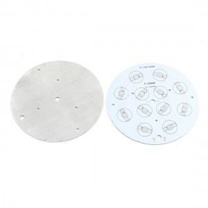 2Pcs 128mm Circle Aluminum PCB Circuit Board for 12 x 1W 3W 5W LED in Series