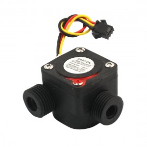 G1/2 Water Flow Hall Sensor Flowmeter Counter 1-30L/min 1.75Mpa DC3-18V