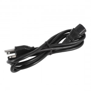 US 3 Pin Plug AC 125V 10A 1250W to C13 Socket PC Monitor Power Cable Cord 1.8m