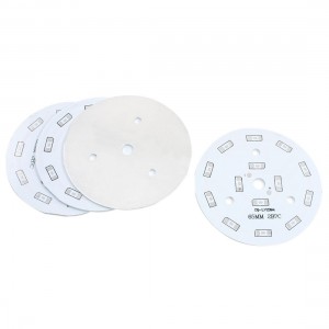 3Pcs 65mm Circle Aluminum PCB Circuit Board for 14 x 1/2W 5730 SMD LED in Series