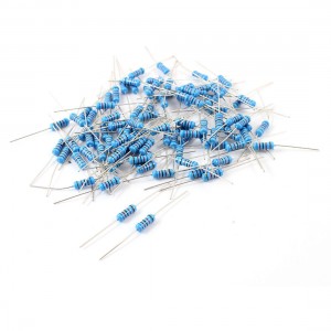 100Pcs 1W Watt 1% Tolerance 62K Ohm Axial Flameproof Metal Oxide Film Resistor