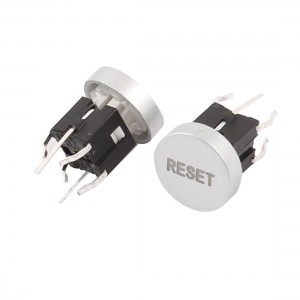 2pcs Blue LED Light Reset Control Momentary Tactile Push Button Switch 10 x 9mm