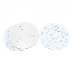 3Pcs 85mm Circle Aluminum PCB Circuit Board for 24 x 1/2W 5730 SMD LED In Series