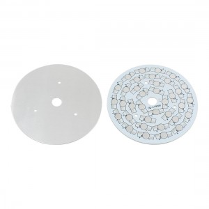 2Pcs 108mm Circle Aluminum PCB Circuit Board for 36 x 1W 3W LED in Series