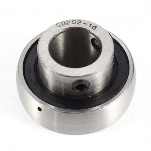 Steel SB202-16  Insert Mounted Ball Bearing 16mm x 38mm x 12mm