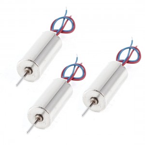 3 Pcs DC 3V 60-70mA 20000-40000RPM Coreless Mini Motor for RC Helicopter Toy