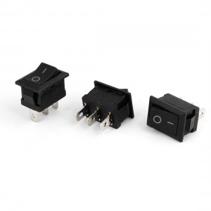 3 Pcs SPDT 3-Terminals Boat Rocker Switches AC 250V 6A 125V 10A
