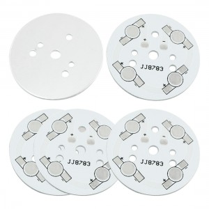 5PCS 49mm Circle Aluminum PCB Circuit Board for 4 x 1W 3W 5W LEDs in Series