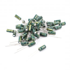 50 Pcs 100uF 16V Radial Motherboard Electrolytic Capacitors 5mmx11mm