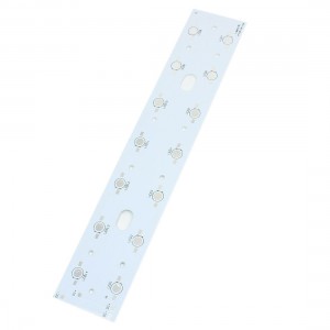 257mm x 47mm DIY Aluminum PCB Circuit Board for 14 x 1W/3W/5W Power LED