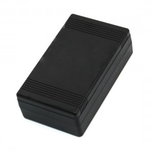 Black Plastic Project Power Protective Case Junction Box 116mmx68mmx36mm