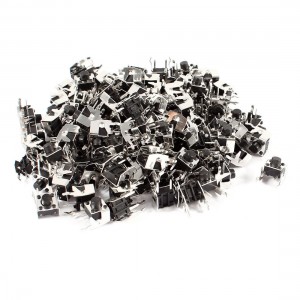 100 Pcs 6x6x6mm PCB Tactile Tact Push Button Micro Momentary Switch 50V 1.2A