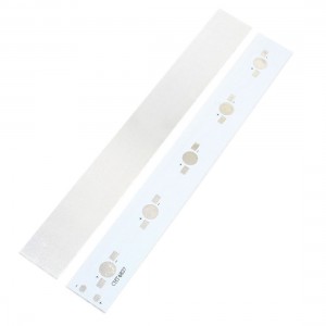 2Pcs 160x20mm DIY Aluminum PCB Circuit Board for 5 x 1W/3W/5W Power LED