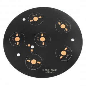 112mm Dia 6 x 1W/3W/5W LED Round Aluminum PCB Circuit Board Base Plate