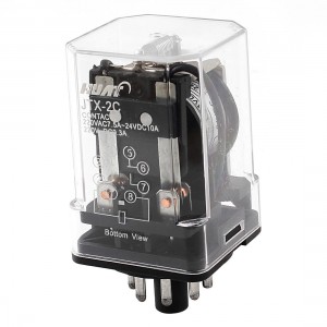 Motor Control 8-Pin DPDT DP2T Electromagnetic Relay DC 24V Coil