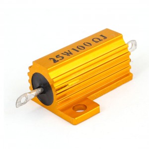 25W 100 Ohm Wirewound Aluminium Housed Resistance Resistor