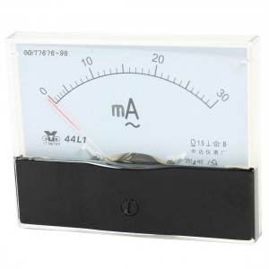 Fine Turning Dial Panel Ammeter Tester AC 0 - 30mA Measuring Range 44L1
