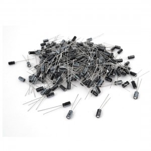 1000 Pcs 4mm x 7mm 1UF 50V Polarized Radial Electrolytic Capacitor