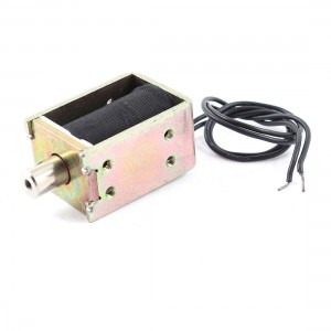 2mm/830g 5mm/580g 0.9W Wired Open Frame Pull Type Solenoid Electromagnet DC 6V