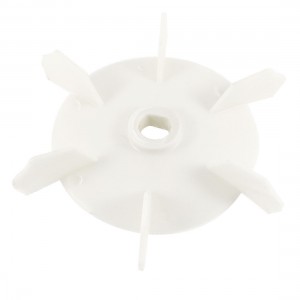 Replacement 15mm 6 Vanes Impeller Plastic Motor Fan Blade Wheel