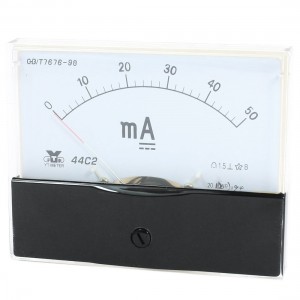Measurement Tool Analog Panel Ammeter Gauge DC 0 - 50mA Measuring Range
