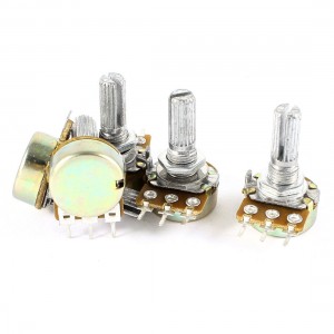 5 x B500K 500K Ohm Top Adjustment Single Turn Rotary Taper Potentiometer AC 220V