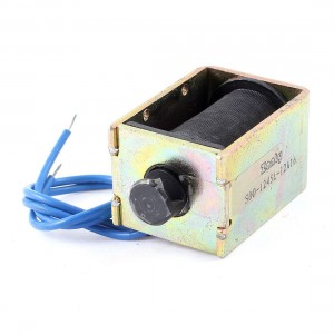 10mm/350g 9W Power Wired Open Frame Pull Type Solenoid Electromagnet DC12V 0.75A