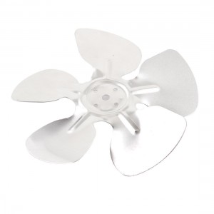 Home Plant Ventilator Exaust Motor Fan Blade Silver Tone 17cm Diameter