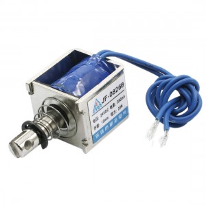 JF-0826B DC24V 350mA 20N/10mm Pull Push Linear Motion Solenoid Electromagnet