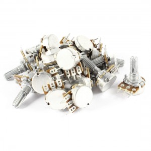 20 Pieces B10K 10K Ohm 3 Terminal One Linear Rotary Taper Potentiometer AC 220V