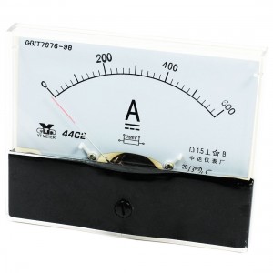 Measurement Tool Analog Panel Ammeter Gauge DC 0 - 600A Measuring Range