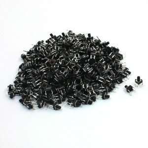 300pcs DC50V 1A 4.5x4.5x6mm Momentary 4 Pins Micro PCB Tact Tactile Switch
