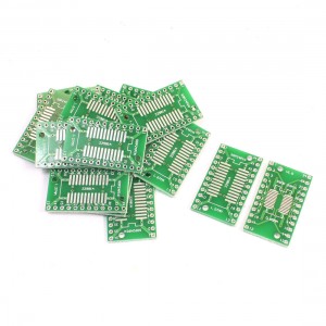15Pcs SMD SOP24 SSOP24 TSSOP24 0.65mm/1.27mm to DIP 2.54mm PCB Board Adapter