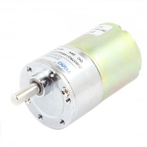 DC 24V 0.33A 8.6kg.cm Torque 37mm Dia Magnetic DC Gear Box Motor 600 RPM