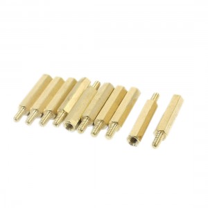 20mm x 26mm M3 Male Female Threaded PCB Hexagon Nut Standoff Spacer 10Pcs