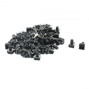 25Pcs Momentary Tact Tactile Push Button Switch 12x12x8mm 4-pin DIP