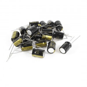 20 Pcs 1500uF 6.3V Radial Leads Aluminum Electrolytic Capacitors 10x15mm