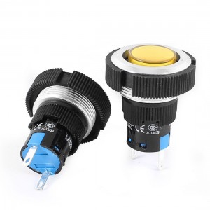 2pcs DC 12V 22mm Thread Dia Panel Mounting Yellow Signal Indicator Light