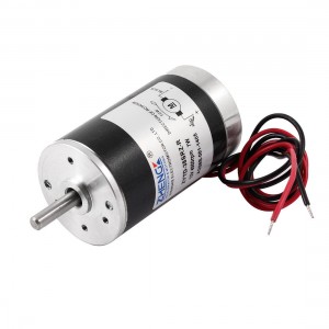 DC 12V 4000 RPM Speed 7W 5mm Dia Shaft Wired Connector Metal Electric Motor