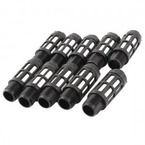 10 Pcs 1/4PT Pneumatic Valve Exhaust Noise Reducing Silencer Muffler Black