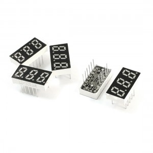 5pcs Common Cathode DIP 11Pin 3 Bit Blue LED Numeric Digital Tube 21x11mm