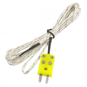 K Digital Thermometer Thermocouple Measuring Sensor Probe 78.7" Length