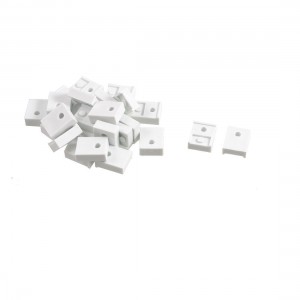 50 Pcs Plastic 3.5mm Dia Hole Transistor Heat Sink Cover Washer White