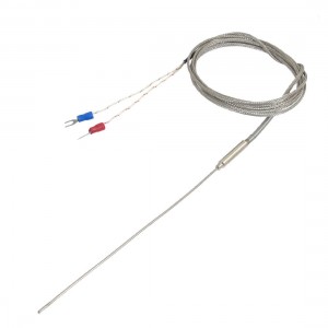 J Type 150mm x 1.5mm Temperature Controller Earth Thermocouple Probe 2M
