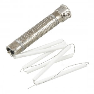 White Silver Tone 75W Soldering Iron Solder Heating Element Core Spare Part