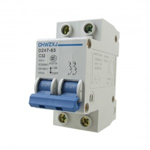 Double Pole 32A 400V Mini Overloaded Circuit Breaker