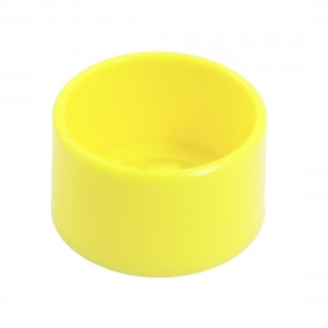 7/8" Install Hole Yellow Plastic Protective Cover for Push Button Switch